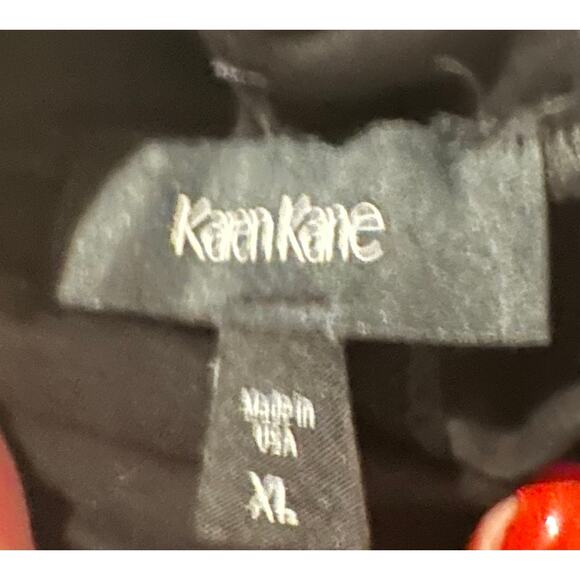 Karen Kane Turtleneck Jersey Dress/Tunic With Pockets- XL - Black - Picture 7 of 12